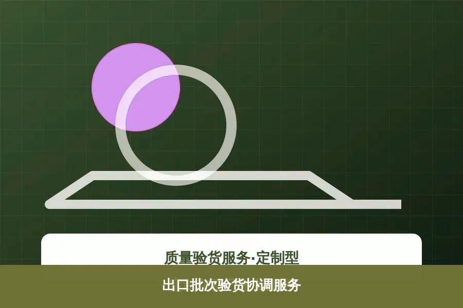 出口批次验货协调服务